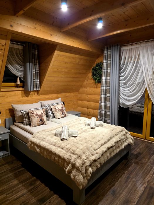 Domki do wynajęcia,jacuzzi,sauna,sala zabaw,widoki k/Zakopane