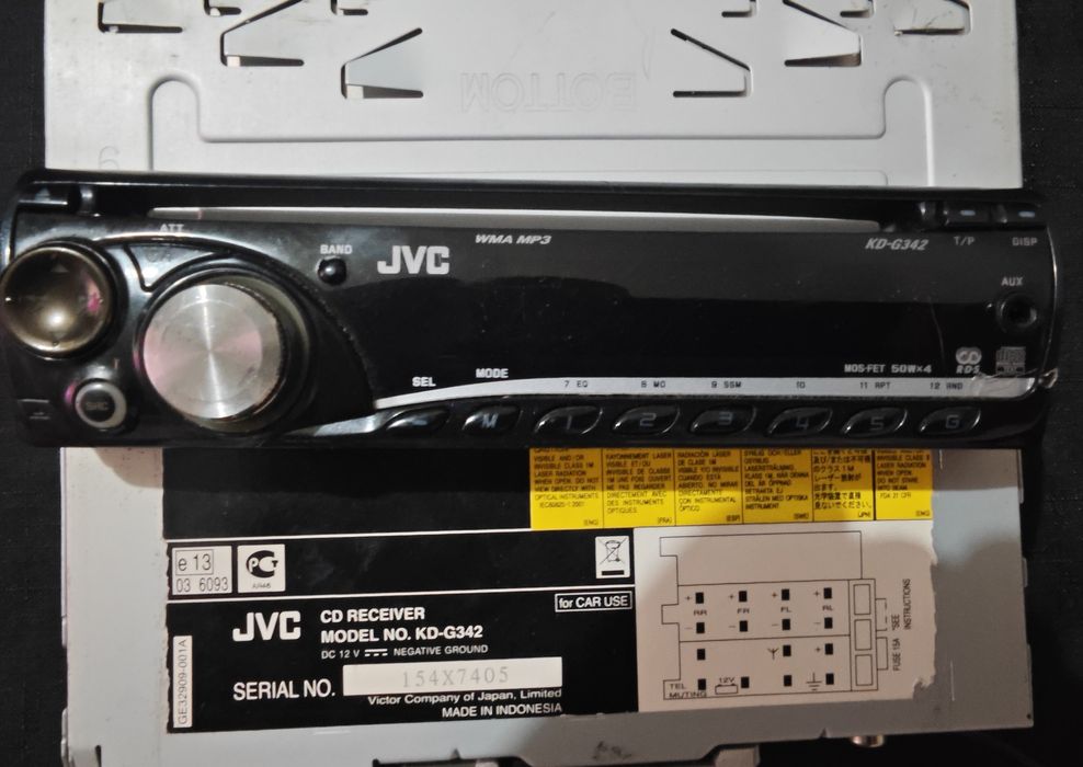 JVC KD-G342 Radio samochodowe