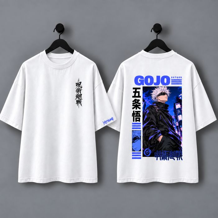 T-shirt oversize Kitsune | Coleção Jujutsu Kaisen
