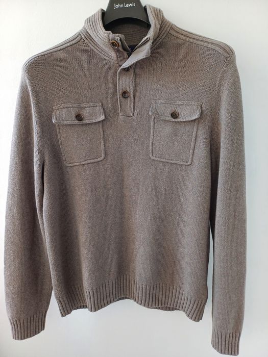 Мужской  котоновый свитер GAP оригинал L-XL