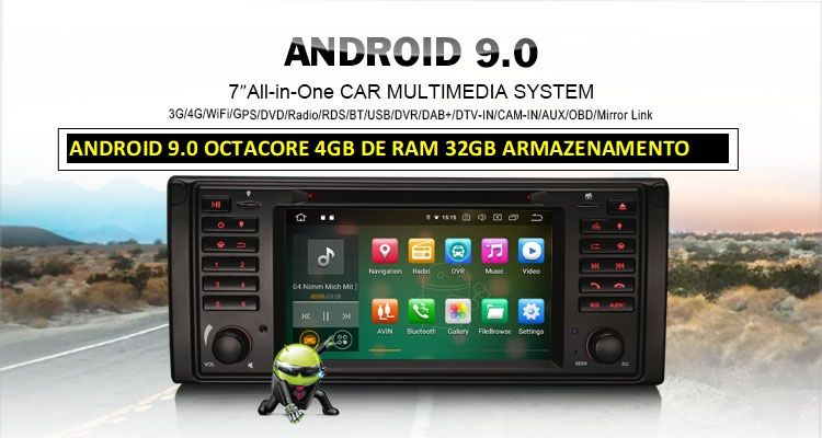 Bmw E39 E53 serie 5 X5 M5 2 din android 14 dvd OctaCore