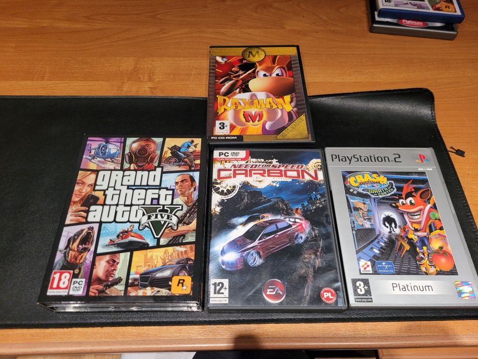 NFS  Carbon PL  GTA V PL Crash Rayman stan BDB