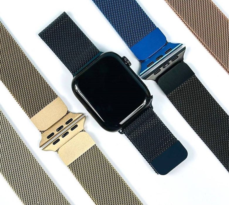 Ремінець Milanese Loop для Apple Watch металевий міланська петля