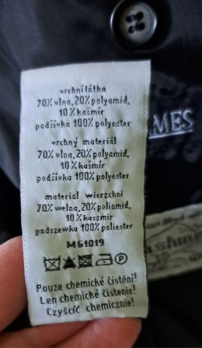 Płaszcz wełniany kaszmir