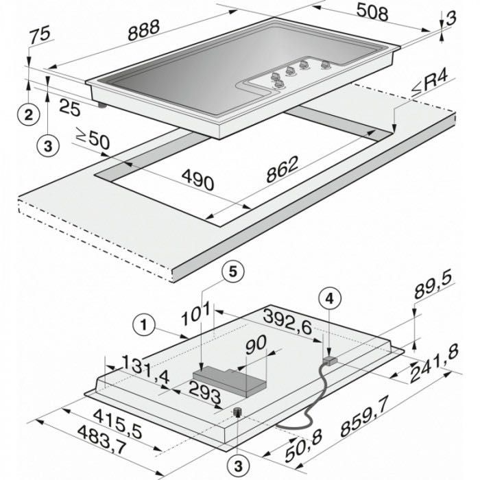 Гриль Miele CS 1312 BG нерж.сталь