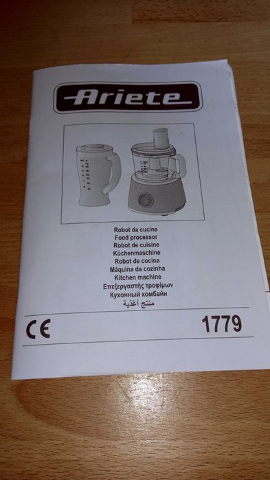 Blender, szatkownica. Wielofunkcyjny robot kuchenny Ariete. Nowy.