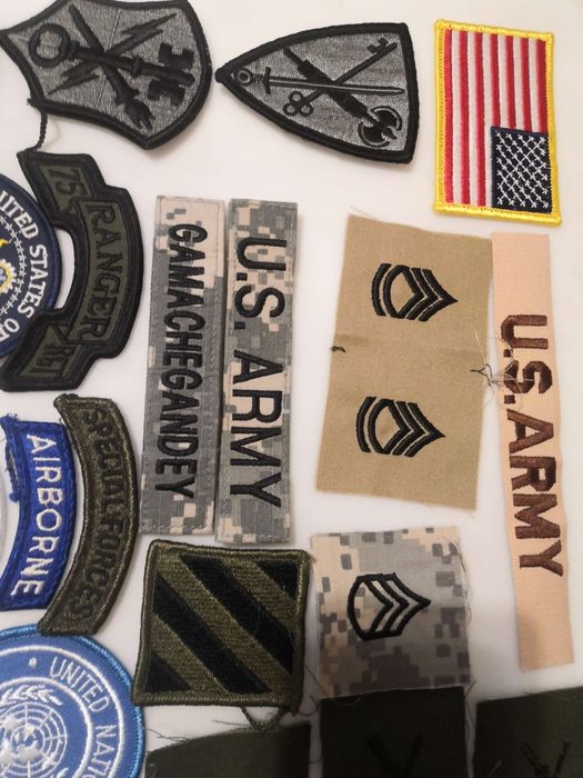Нашивка, шеврон армия США. я.