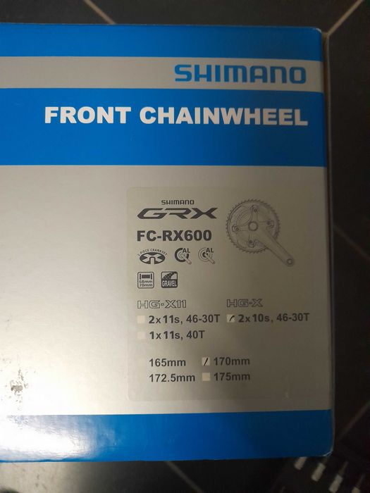 Shimano GRX Crankset/Pedaleira