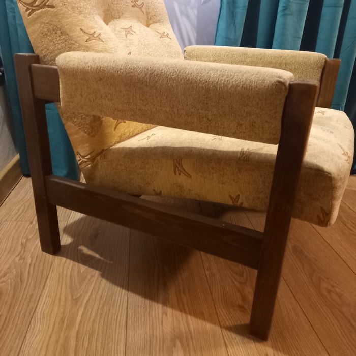 Fotel klubowy PRL