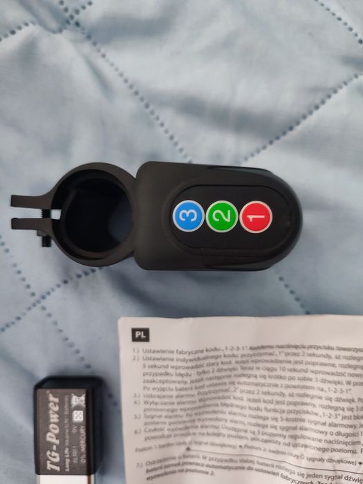 Zabezpieczenie roweru, alarm NOWY