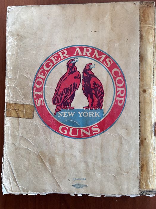 Catalogo ‘’THE SHOOTERS BIBLE nr 41 edição 1950 -STOEGER arms ammunition & equipment