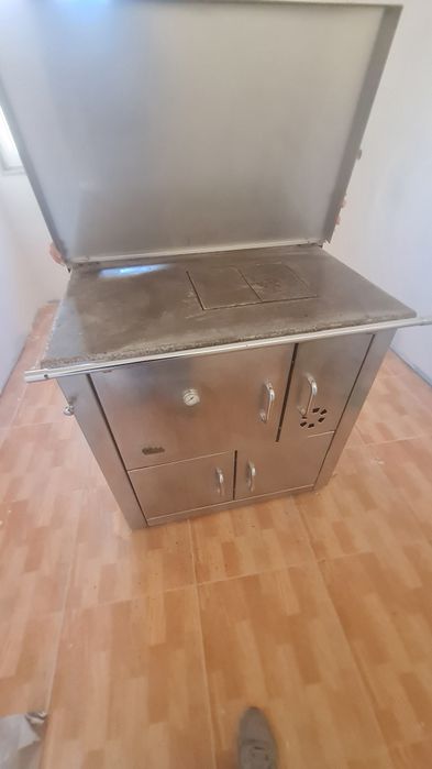 Fogao a lenha em inox