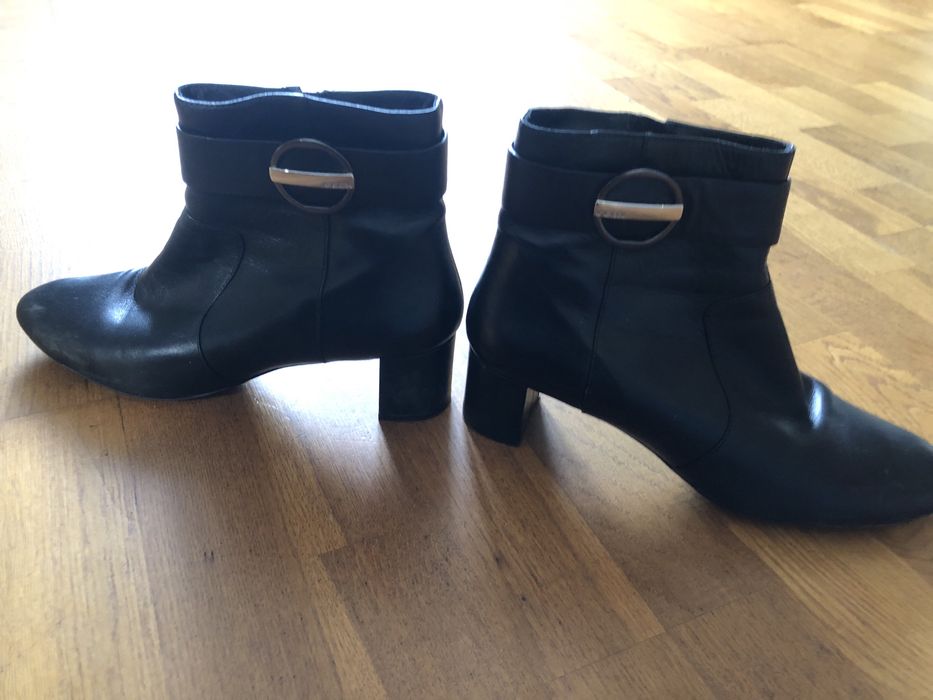 Skorzane botki Geox rozm 41