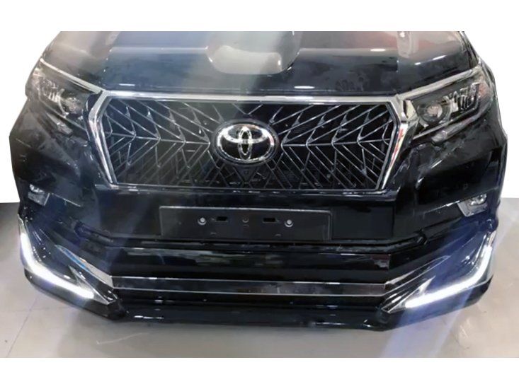 Toyota Land Cruiser Prado 150 Накладки на бампер Modelista 2017+