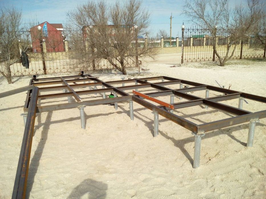 Сваи,геошурупы винтовые/монтаж (крутим)сваи в грунт,песок,вода/