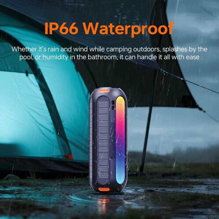 Блютуз колонка T69 Pro Max 20W, гарний звук, мульті ліхтар, сон.панель