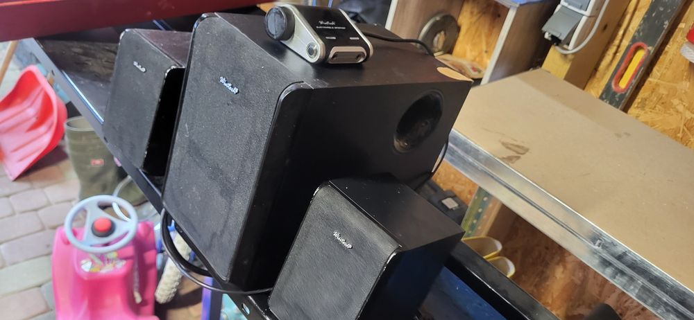 Zestw głośników subwoofer ze wzmacniaczem