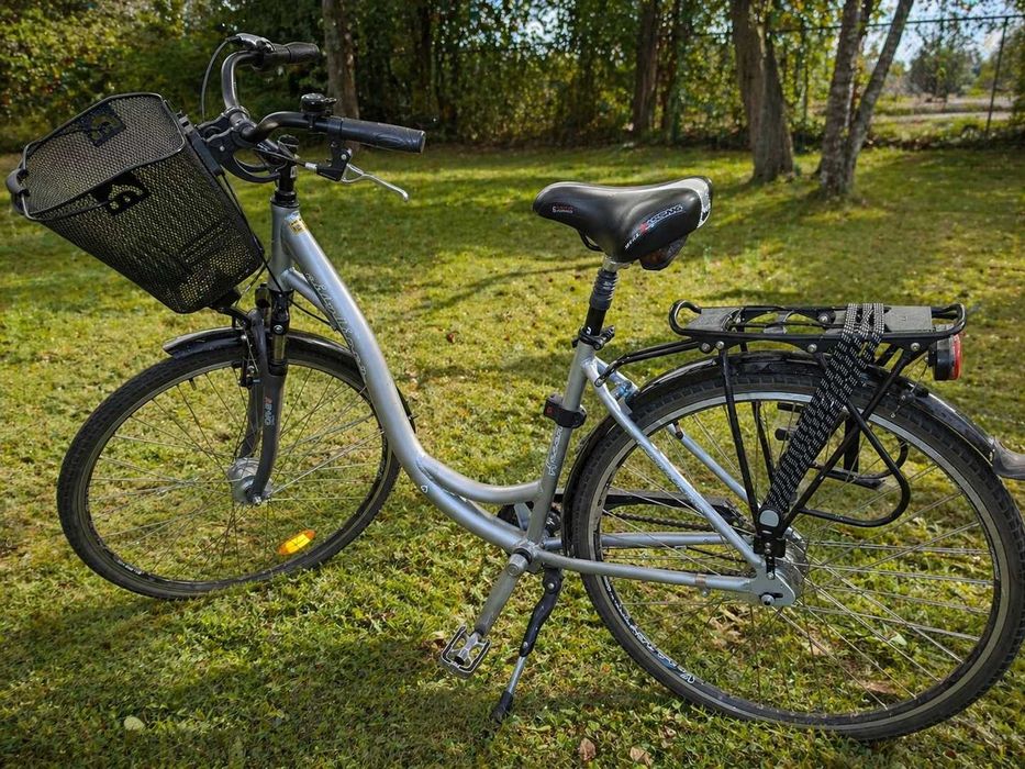 Rower miejski damski 28” Aluminium – lekki, wygodny, koszyk + bagażnik