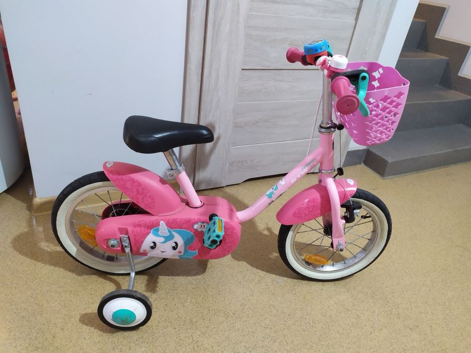 Rowerek dziecięcy 14 Btwin jednorożec Decathlon