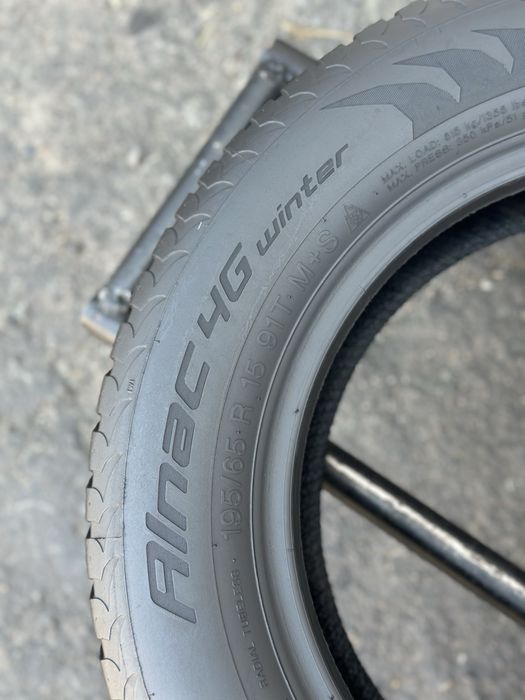 Топові шини‼️Apollo Alnac 4g winter 91T 195/65 r15 6.7мм 2024рік‼️Зимові шини