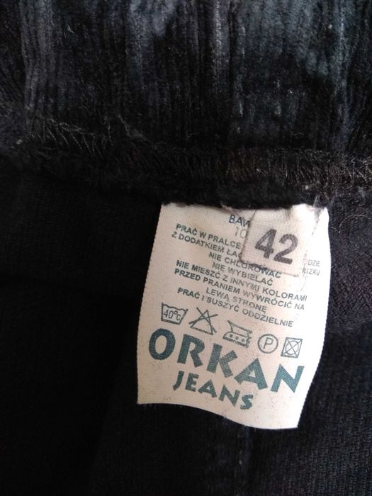 Spodnie czarne ciążoweL/XL,ORKAN JEANS