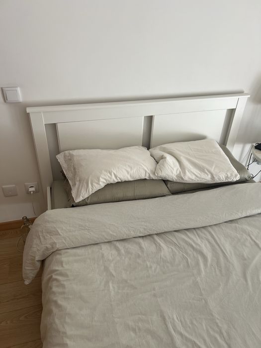 Cama Ikea SONGESAND casal para colchao 140x200 cm