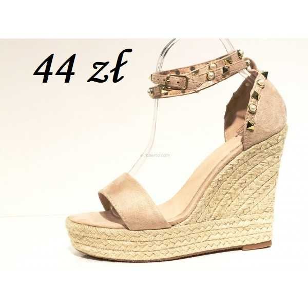 Nowe Buty na koturnie r.39