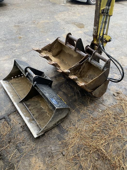 Wynajem minikoparki bez operatora Yanmar Sv17 Ex 3 łyzki