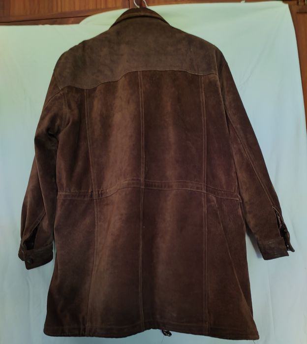 Casaco Comprido em Pele de Porco C&A