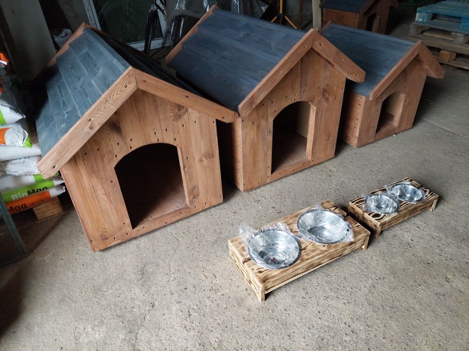 Buda dla psa budy solidne z desek heblowanych