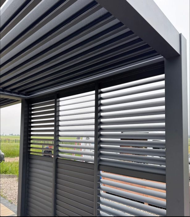 Zadaszenia wiaty konstrukcie stalowe balustrady