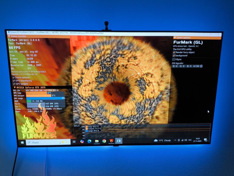 Компьютер RTX 3070,Ryzen 5-3600,a520,ssd 500gb,бп 550w