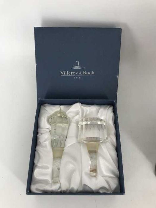 Conjunto tampas Cristal Villeroy & Boch