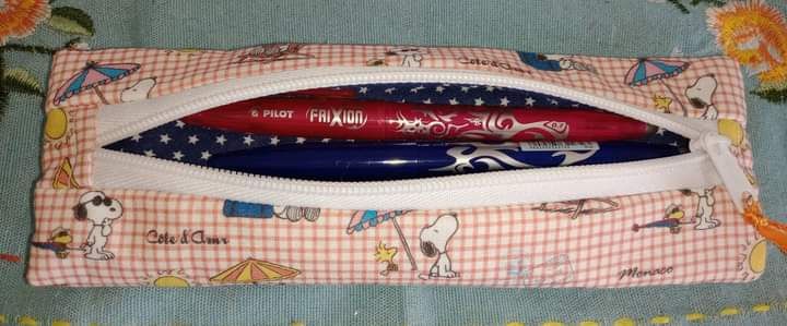 Conjunto bolsa para livro + estojo