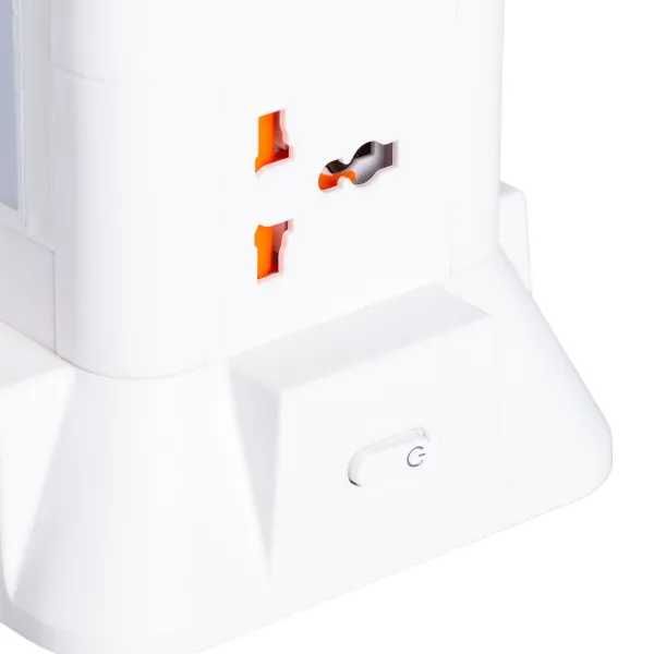 Мережевий фільтр-подовжувач ВЕЖА 6 розеток LED-лампа 3USB+1PD 4,8 метр