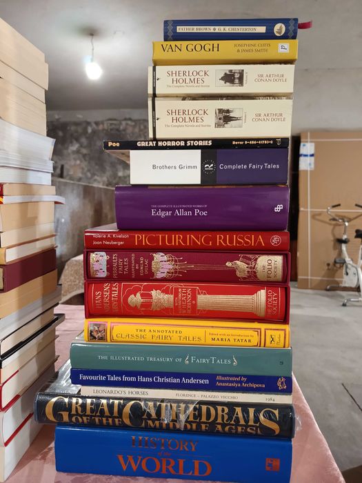 Lote livros em Inglês (História, Fábulas, Política, Guerra, Contos)