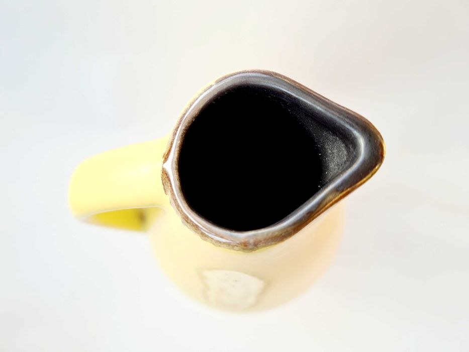 Wächtersbach U. Fesca "Taxis" 35 cm, żółty wazon ideał mid-century fat  lava