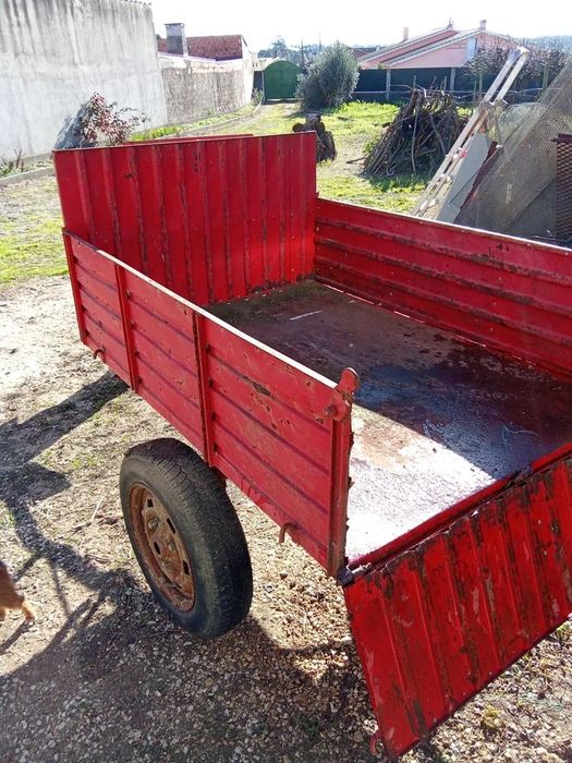 Reboque para motocultivador até 10cv