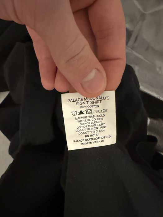 Palace x McDonald's Sign T-shirt Black