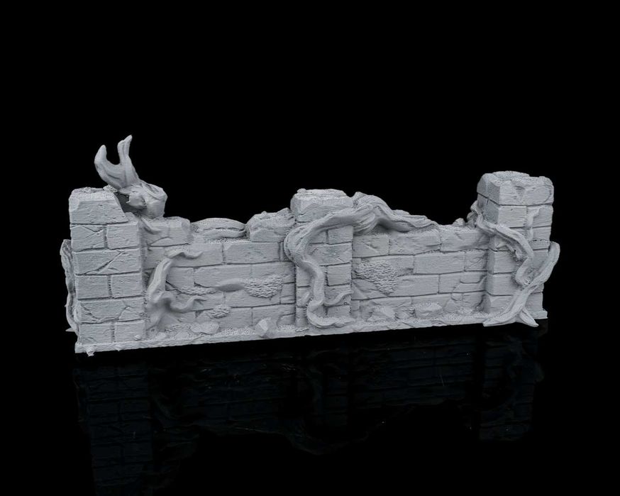 Makiety do Gier Bitewnych – Porośnięte Mury Zestaw 6 Elementów DND RPG