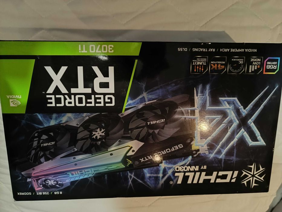 Karta Graficzna INNO3D GeForce RTX 3070 Ti ICHILL X4 LHR 8GB GDDR6X