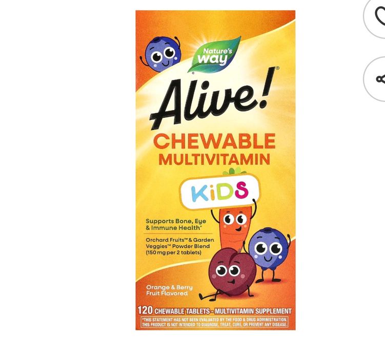 Мультивітаміни для дітей Alive