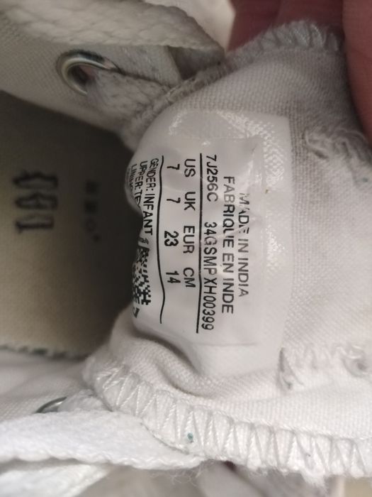 Converse dziecięce rozmiar 23