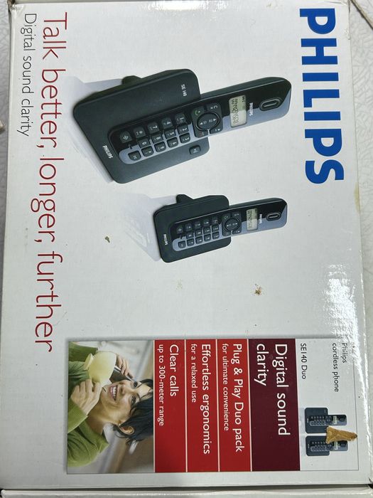 Беспроводной телефон Philips se140, se145