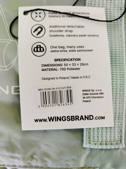 Składana torba Wings
