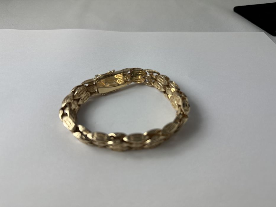 Złota Męska Bransoleta Cartier Pr.585 NOWA CENA