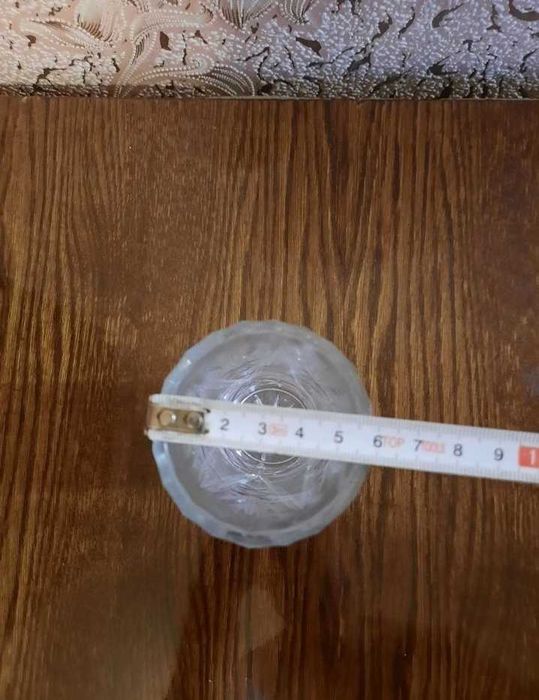 Хрустальная ваза хрусталь вазочка ссср