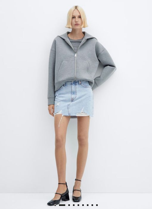 Джинсова спідниця Mango р.xs