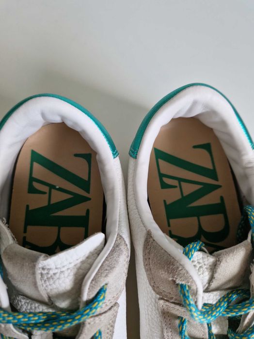 Skórzane sneakersy Zara 39