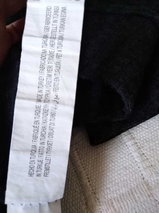 Calças Negras Stradivarius XS